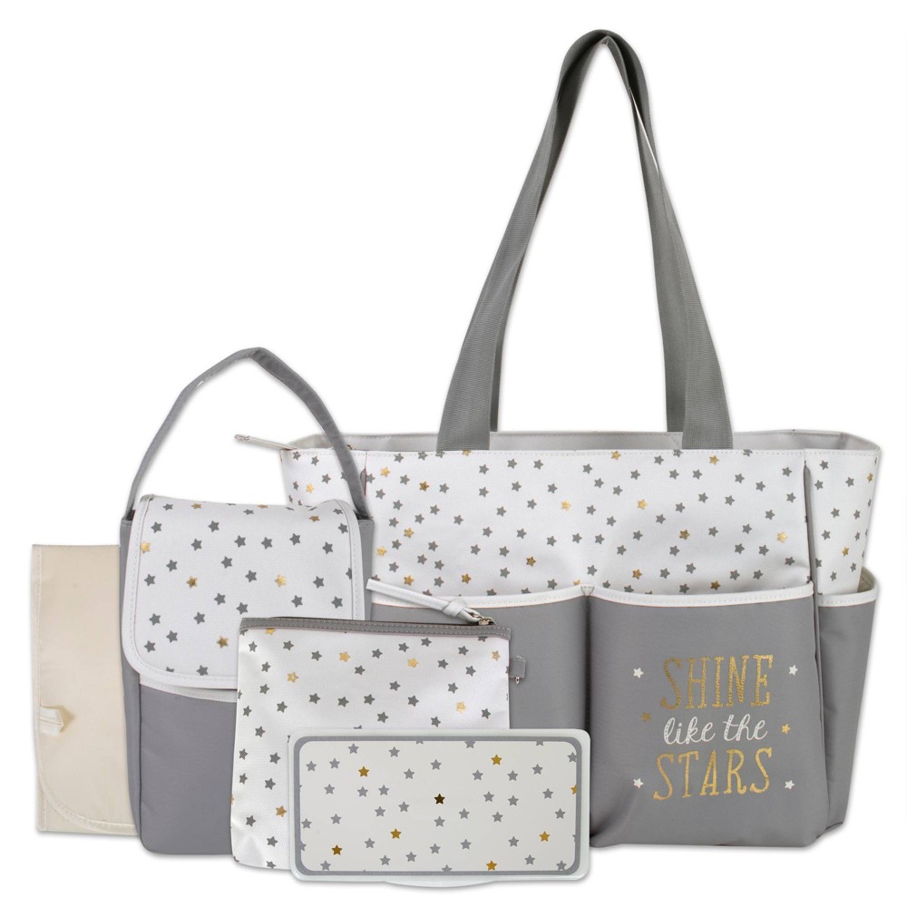 Photos - Pushchair Accessories Baby Essentials Diaper Bag 5-in-1 - Creme
