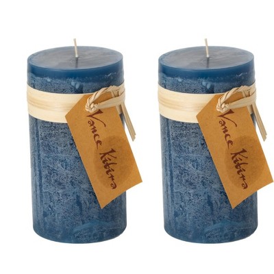 6" Vance Kitira Timber Candle Set of 2