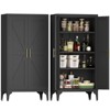 CAVINAS Storage Cabinet,Kitchen Pantry Cabinet with 2 Magnetic Doors,Adjustable Shelves,Tall Cabinet for Kitchen,Living Room,Dining Room - 2 of 4