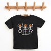 SmileyWorld Dancing Skeleton Pumpkins - Youth Short Sleeve Graphic T-Shirt and Toddler Short Sleeve Graphic T-Shirt - 2 of 3