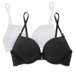 Smart & Sexy Add 2 Cup Sizes Push-Up Bra 2-Pack