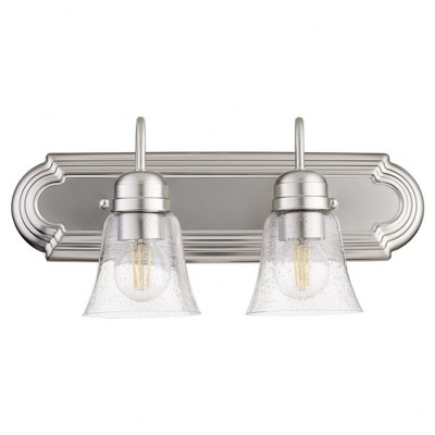 Quorum Lighting 2 - Light Vanity in  Satin Nickel