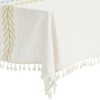 Unique Bargains Rustic Cotton Linen Waterproof Dinner Party Christmas Table Cover 1 Pc - 3 of 4