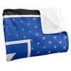 Indiana State University Logo Dots Silky 50x60 Blanket, 1 Sided - 3 of 4
