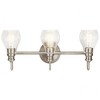 Kichler Lighting Greeier 3 - Light Vanity in  Brushed Nickel - 2 of 2