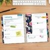 HARDCOVER 2026 Planner, 8.5"x11": 14 Months (Nov 2025-Dec 2026), Daily/Weekly/Monthly,  Bookmark, Pocket Folder w Sticky Notes (Small Navy Floral) - 3 of 4