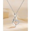 Molenia Heart Initial Necklace for Women, 925 Sterling Silver Heart Letter Pendant Necklace for Her, Fine Jewelry Necklace Gifts for Her Wife Women - 4 of 4