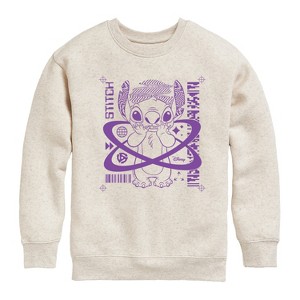 Boys' - Disney - Lilo & Stitch Graphic Long Sleeve Fleece Sweatshirt - 1 of 4