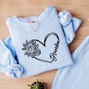 Simply Sage Market Grandma Heart Outline Lightweight Garment Dyed Sweatshirt - 3 of 4