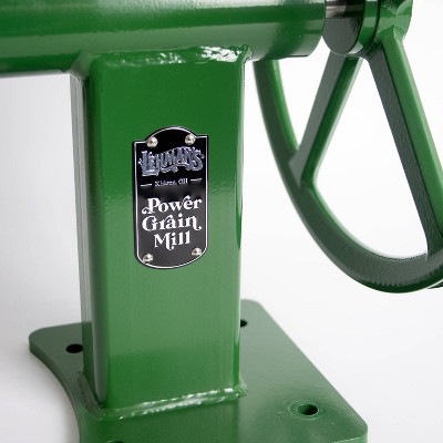 Green Power Grain Mill with Stainless Steel Burrs
