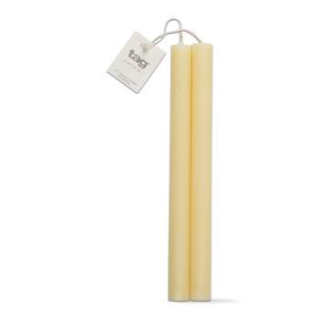 tag Straight Taper Paraffin Wax Candle Set Of 2