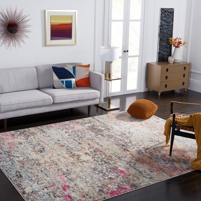 Madison 8' x 10' Multicolor Synthetic Area Rug