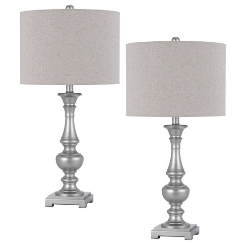 Silver 2024 nightstand lamps