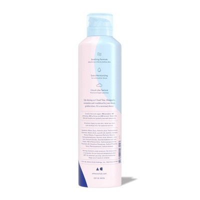 Athena Club Cloud Shave Foam - 6.7 fl oz: Whole Body, All Hair Types, Normal Skin, Unscented
