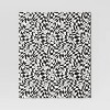 Novelty Recycled Printed Plush Throw Black/White - image 3 of 4