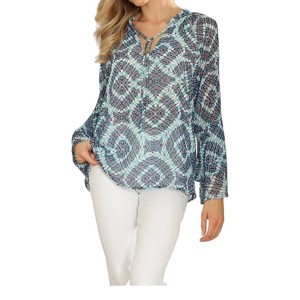 Women's Flare Sleeve Blouse - Veronica M - 1 of 2