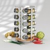 Rotating Spice Rack Organizer with 20 Glass Jars and 386 Labels – Revolving Countertop or Cabinet Spice Holder - 4 of 4