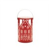 Punched Metal House Lantern (Set of 3) - 4 of 4