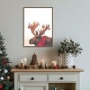 Amanti Art Festive Moose by Teju Reval Canvas Art Framed - 4 of 4