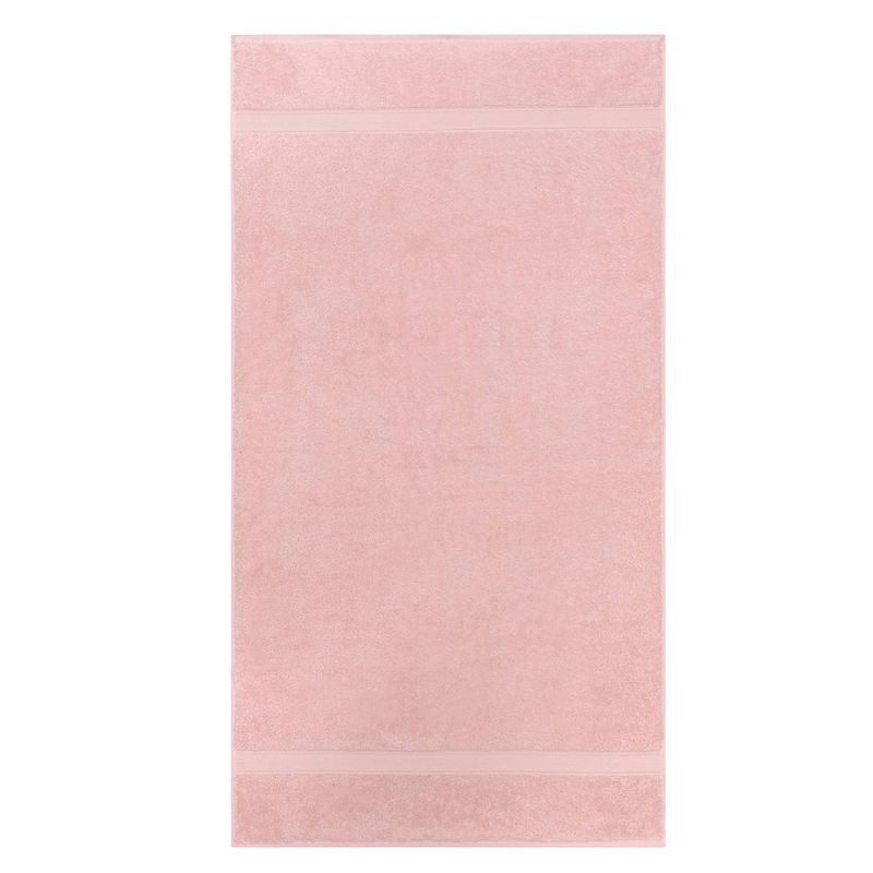6pc Turkish Cotton Sinemis Terry Bath Towels Pink/White - Linum Home Textiles, 3 of 11