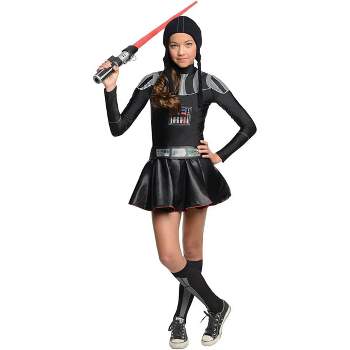 Star Wars Darth Vader Girl Dress Costume Tween