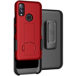 Nakedcellphone Case with Stand and Belt Clip Holster for Kyocera DuraSport 5G Phone - 1 of 4