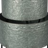 YUHAO Set of 3 Huxley Metal Decorative Planters - Modern Iron Art Pots for Indoor Outdoor Home Garden Decor - 3 of 4