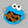Women's Sesame Street Cookie Monster and Daisies T-Shirt - 2 of 4