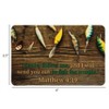 Dicksons Come Follow Me Fish for People Brown 4 inch Paper Pocket Card Bookmark Pack of 12 - 3 of 4