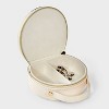 Faux Leather Initial Travel Jewelry Organizer - A New Day™ - 2 of 2