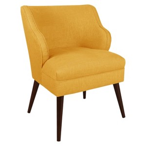 Mandolene Mid-Century Arm Chair Linen French Yellow - Project 62