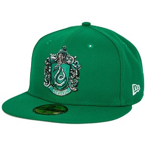 Adult Harry Potter Slytherin House Crest New Era 59Fifty Fitted Hat - 1 of 4