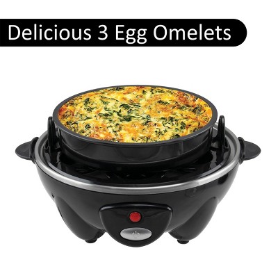 Brentwood Black Electric Egg Cooker with Auto Shutoff
