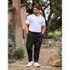 COOFANDY Mens Cargo Pants Relaxed Fit Casual Linen Pants Drawstring Sweatpants with 6 Pockets - 2 of 4