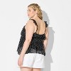 Women's Scoop Neck Chiffon Flutter Tank Top - Wild Fable™ - 3 of 4