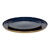 Kate and Laurel Neila Tray, 2 Piece, Navy Blue and Gold - 2 of 4