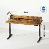GALAXHERO 55×24 Inch Widened Electric Standing Desk, Height Adjustable Sit-Stand Workstation with with 2 Drawers,for Home Office - 3 of 4
