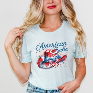 Simply Sage Market American Babe Cowboy Coquette Short Sleeve Tee - 1 of 4