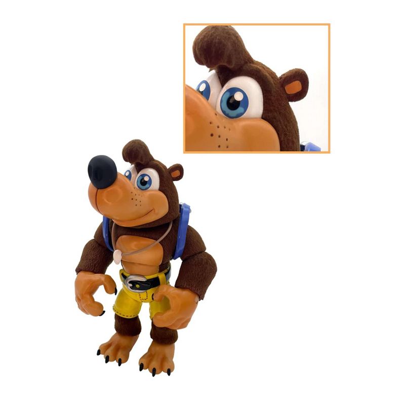 Banjo-Kazooie Flocked Banjo and Kazooie Action Figure 2-Pack | Limited Edition, 3 of 10