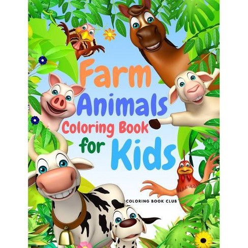 Download Farm Animals Coloring Book For Kids Paperback Target