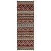 Living Room Rugs Soft Boho Geometric Area Rugs Non-Slip Washable Area Rug for Bedroom Home Office Dining Room - 3 of 4