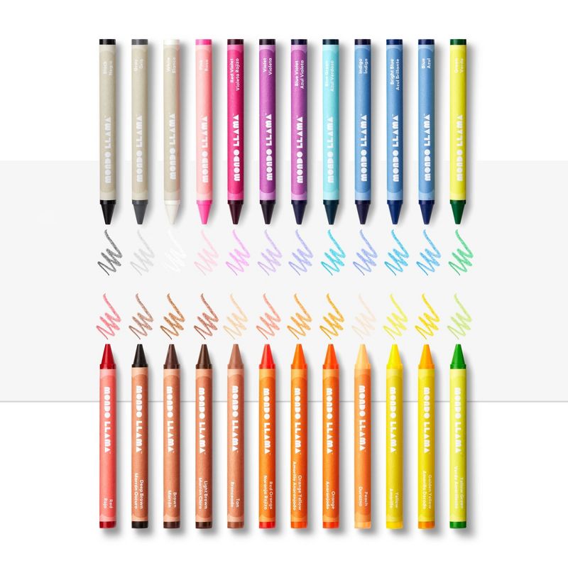 24ct Crayons Classic Colors - Mondo Llama&#8482;, 5 of 10