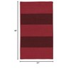 Colonial Mills Newport Textured Stripe Braided Rug, Reds 2'x4', Rectangle Shape - 2 of 4
