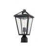 Z-Lite Talbot 1 - Light Post Light in  Oil Rubbed Bronze - 3 of 4