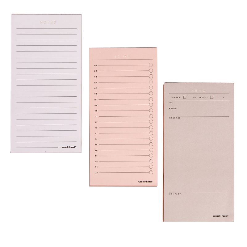 Essential Composition Notepad Set Blush - russell+hazel, 1 of 9