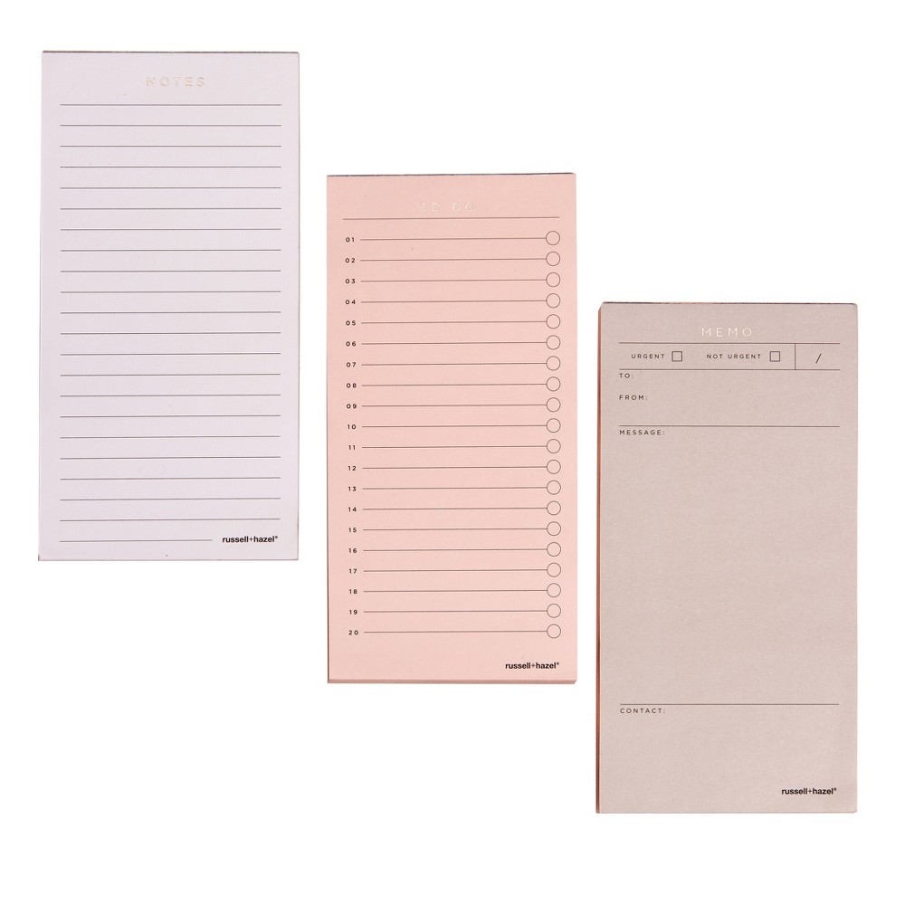 Essential Composition Notepad Set Blush - russell+hazel (2 pack)