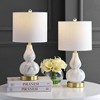 20.5" (Set of 2) Anya Mini Glass Table Lamps - JONATHAN Y - 2 of 3