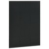 vidaXL 3-Panel Room Divider Black 47.2"x70.9" Steel - image 3 of 4