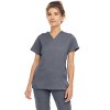 MediChic Womens 8-Pocket Scrubs Set- V-Neck with 4-Pocket Jogger Scrub Pants - 4 of 4