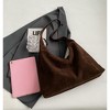 Trendy Suede Crescent Shoulder Bag Women Tote Bag Satchels Crossbody Purse Top-handle Travel Handbag - 4 of 4